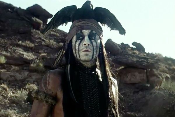 Johnny Depp as Tonto in 'The Lone Ranger' (Disney)