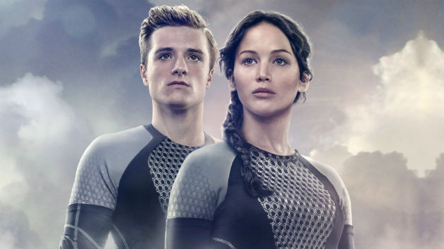 Jennifer Lawrence and Josh Hutcherson in 'The Hunger Games: Catching Fire'