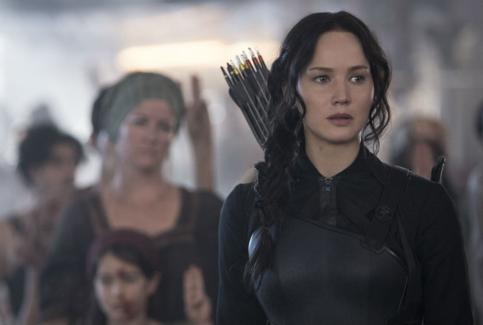Jennifer Lawrence in 'The Hunger Games: Mockingjay - Part 1'