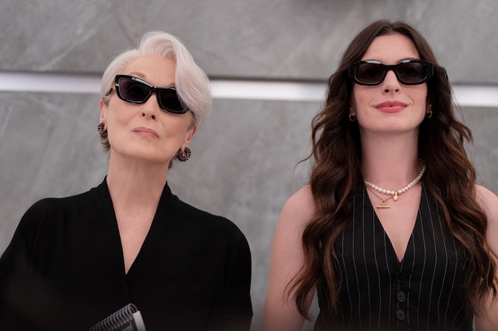 Meryl Streep and Anne Hathaway in 'The Devil Wears Prada 2' (20th Century Studios)
