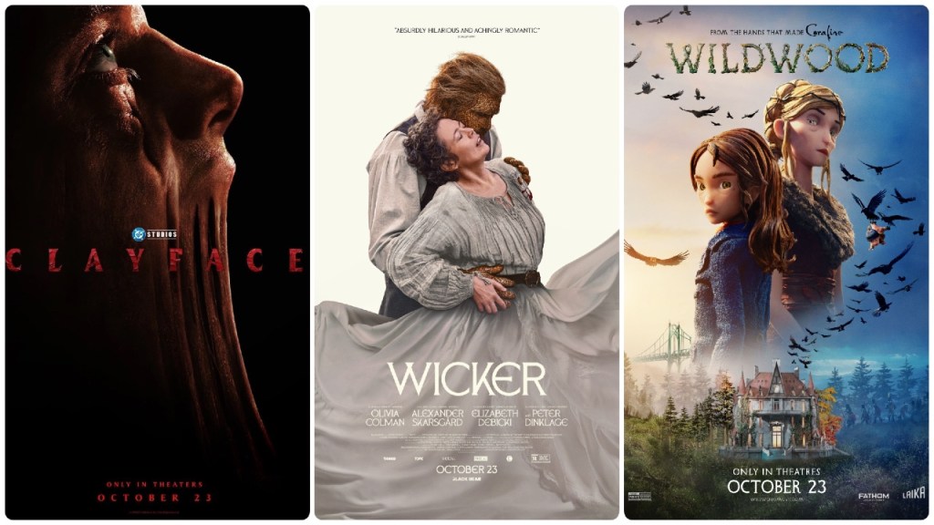 'Clayface,' 'Wicker,' 'Wildwood' movie posters