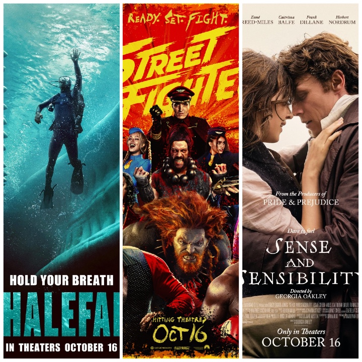 'Whalefall,' 'Street Fighter,' 'Sense and Sensibility' movie posters